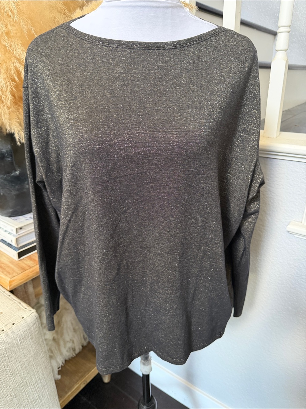 Lululemon Back in Action Long Sleeve Shimmering Shirt Size 6 - Picture 3 of 8